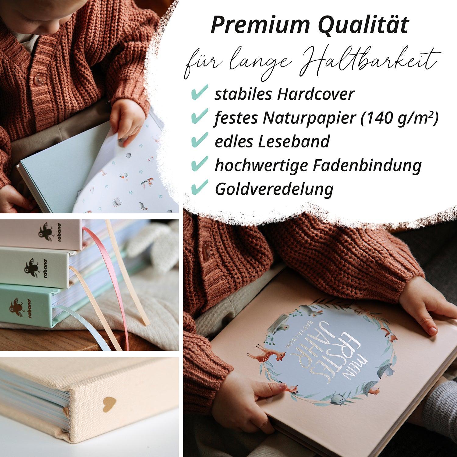 Babyalbum Premium Rosa