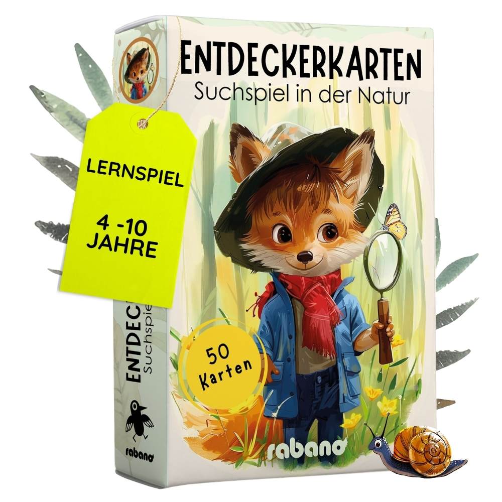 Entdecker Mikroskop für Kinder + Gratis Kartenspiel