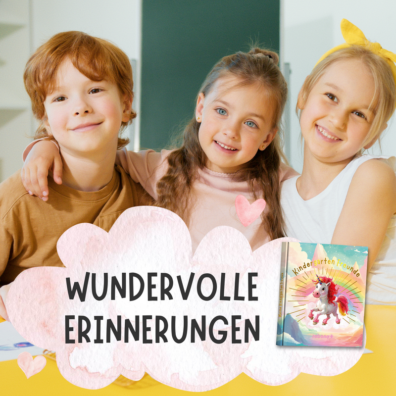 Freundebuch Einhorn - Kindergarten