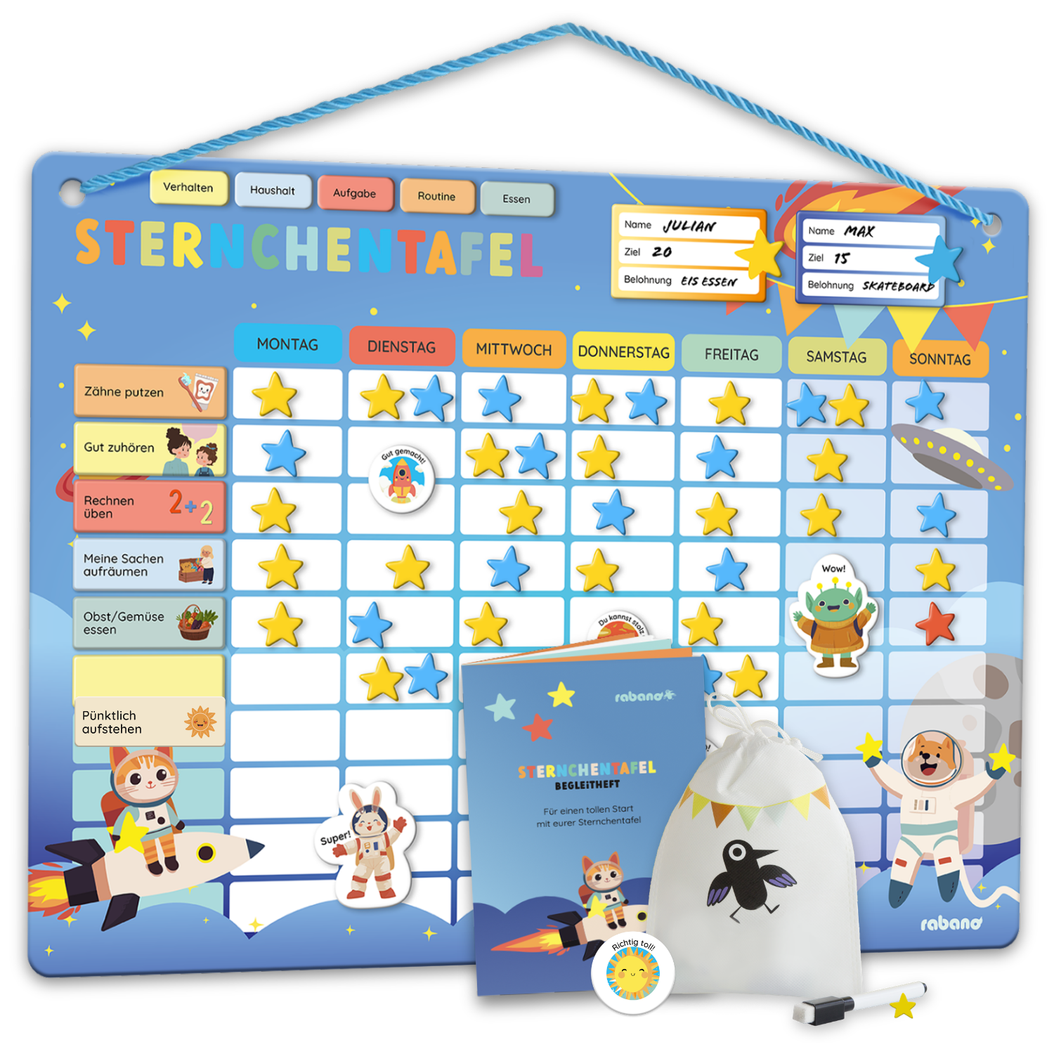 Belohnungstafel für Kinder Safari