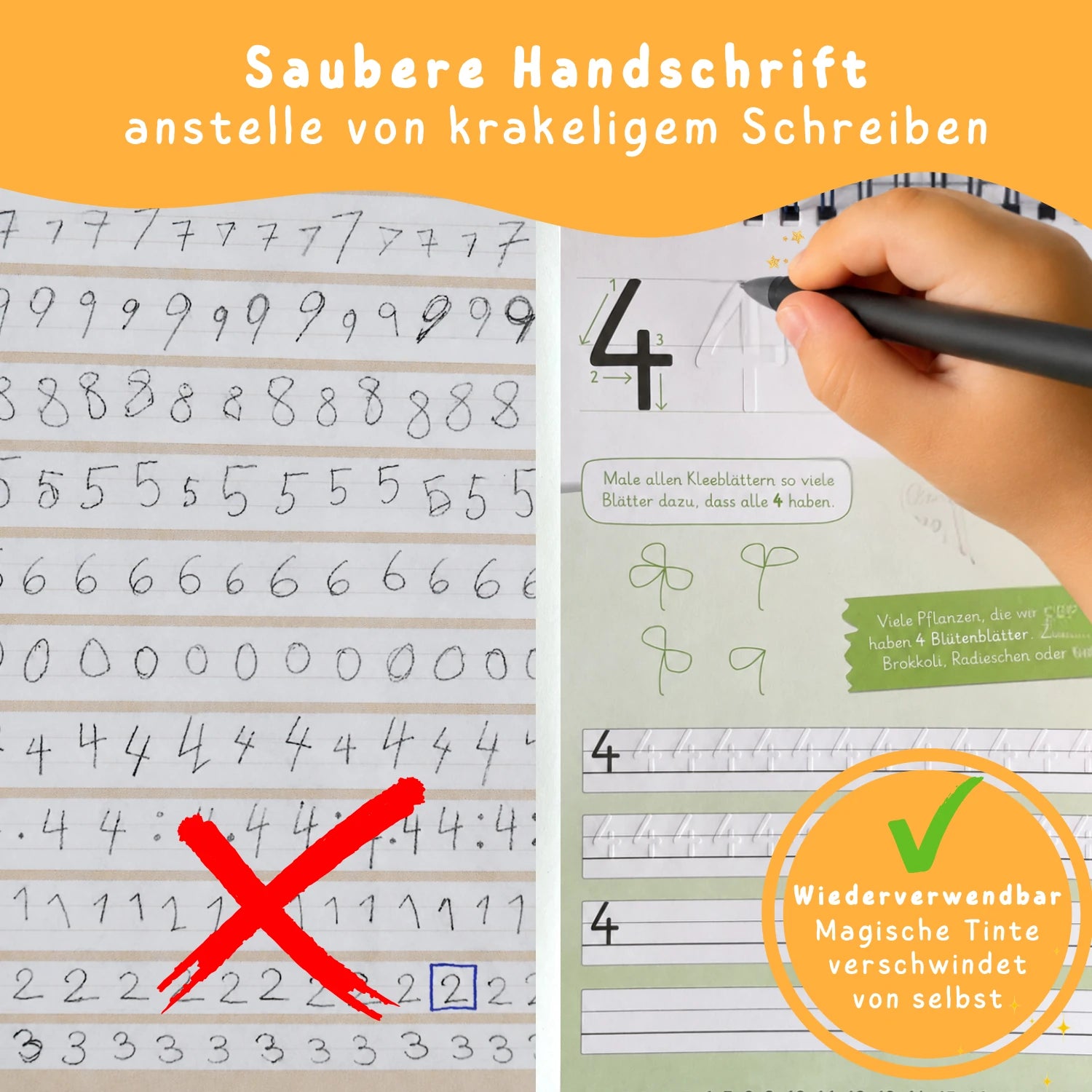 Magische Schreiblernhefte - Zahlen
