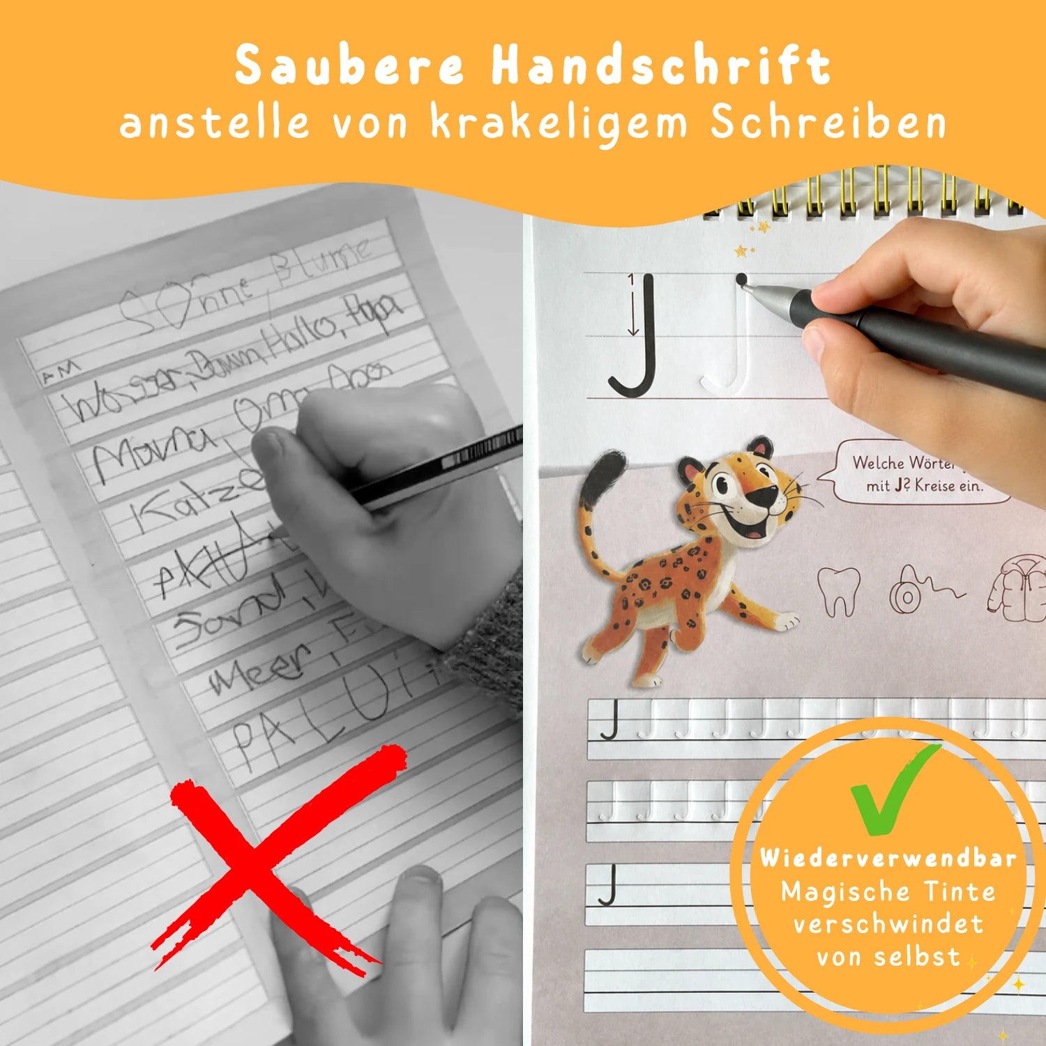 Magische Schreiblernhefte - Großbuchstaben
