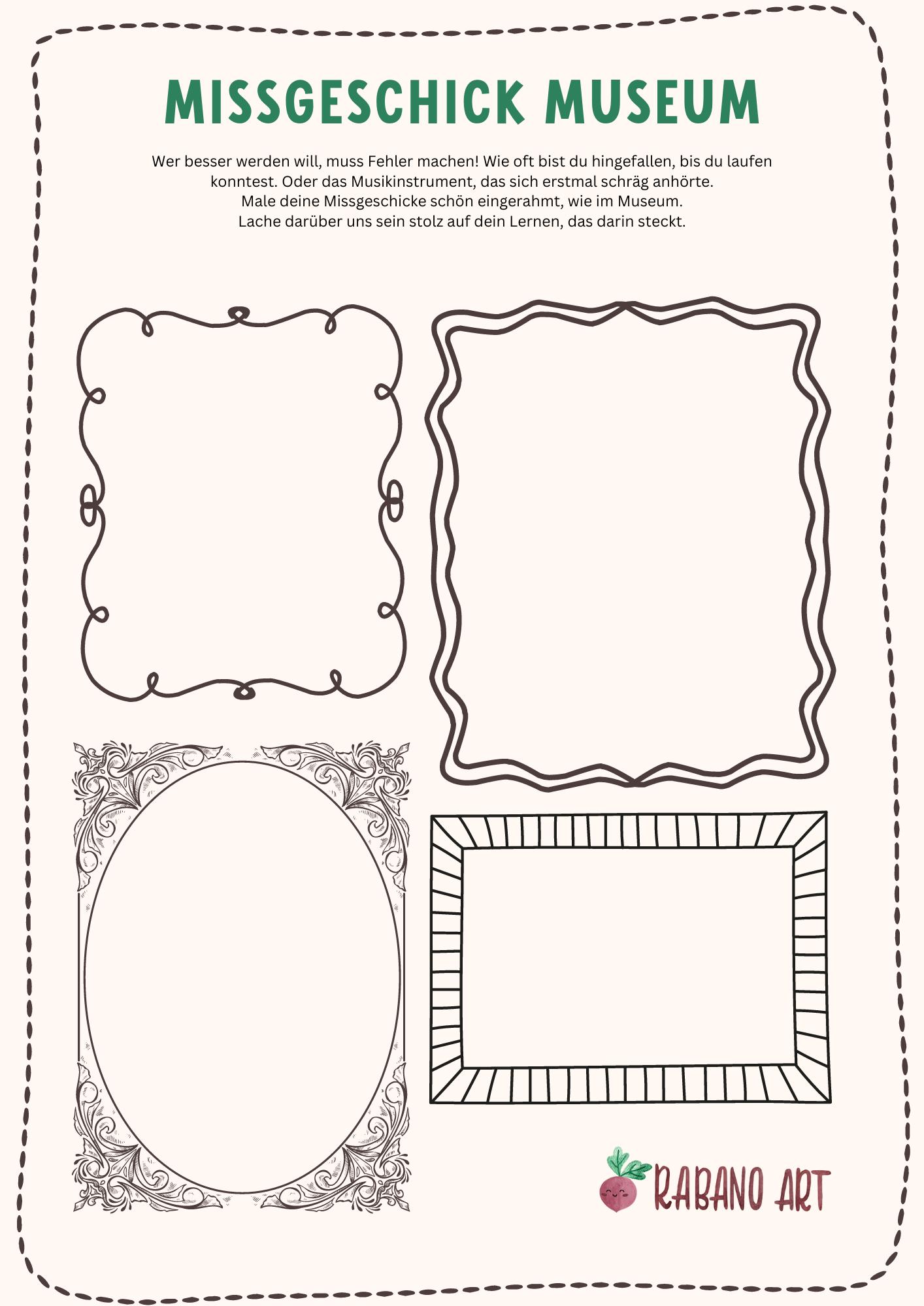 Freebie Missgeschick Museum