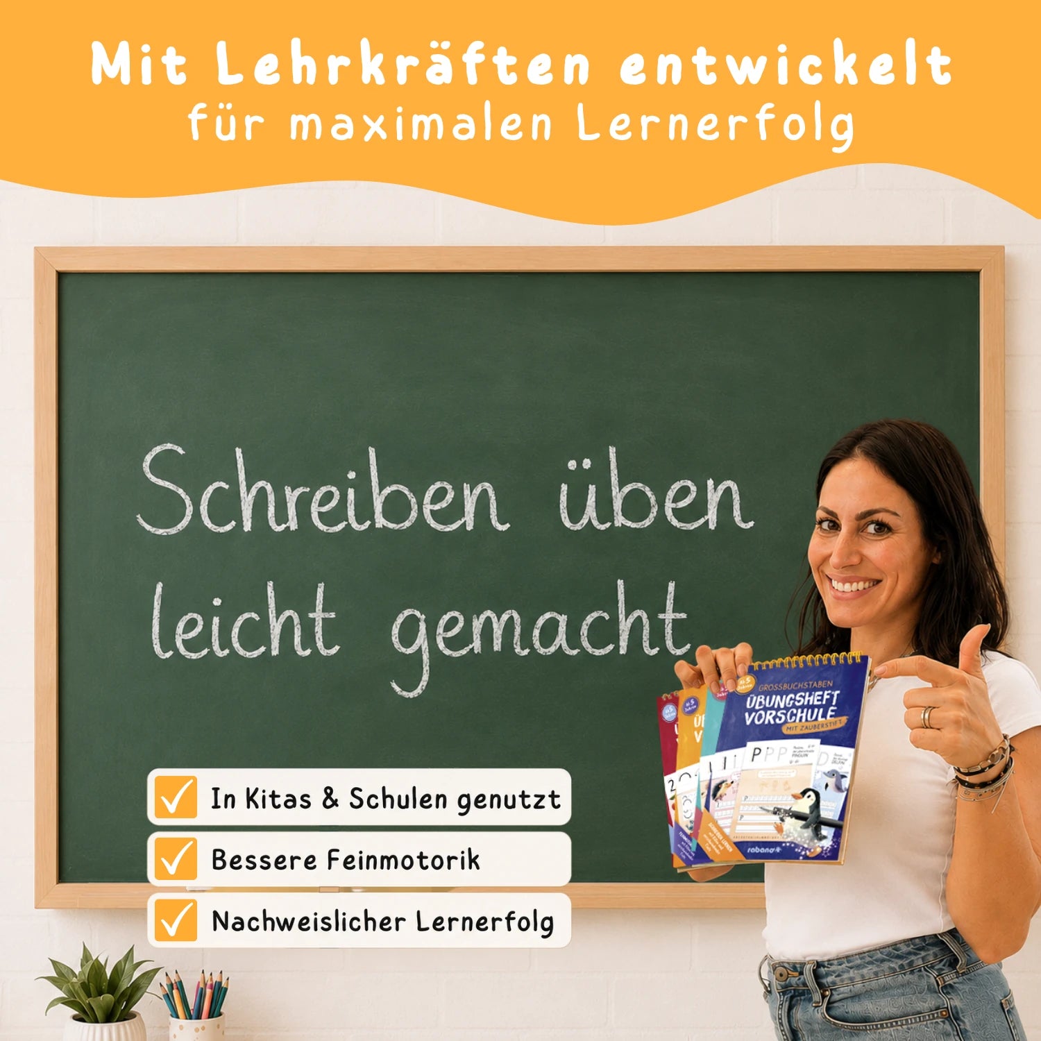 Magische Schreiblernhefte - Großbuchstaben