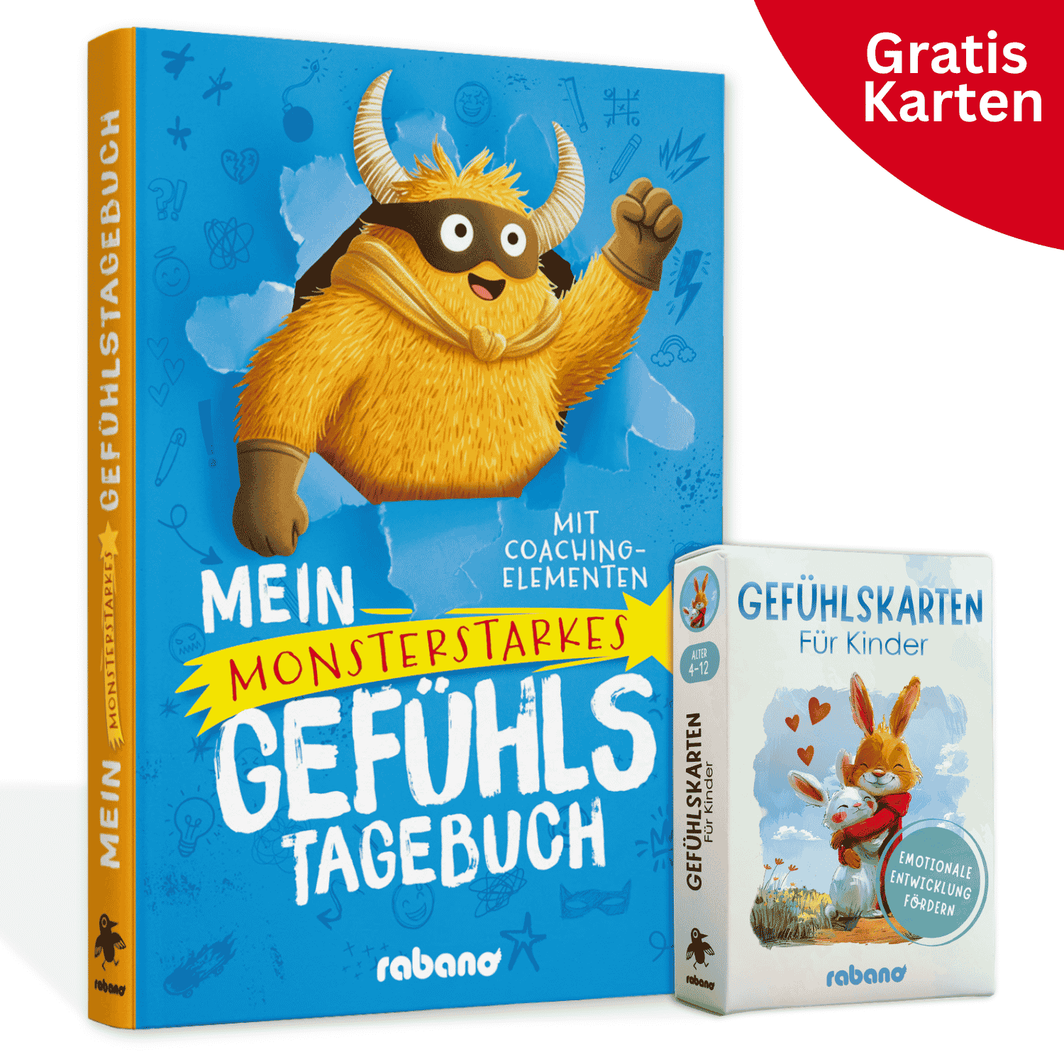 Gefühlstagebuch & Karten für Kinder