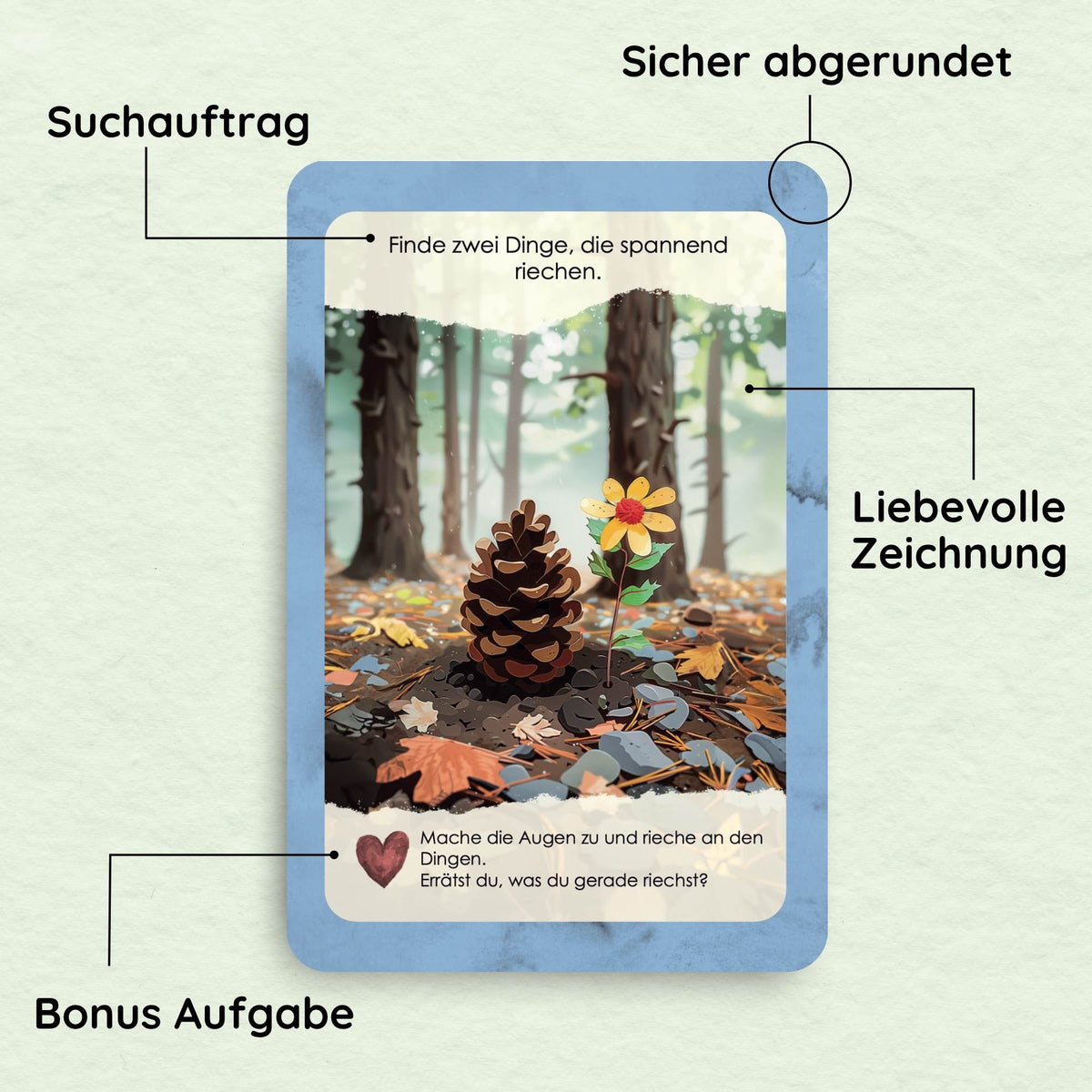 Herbst Forscher-Set - Entdecker Mikroskop + 2 Suchspiele