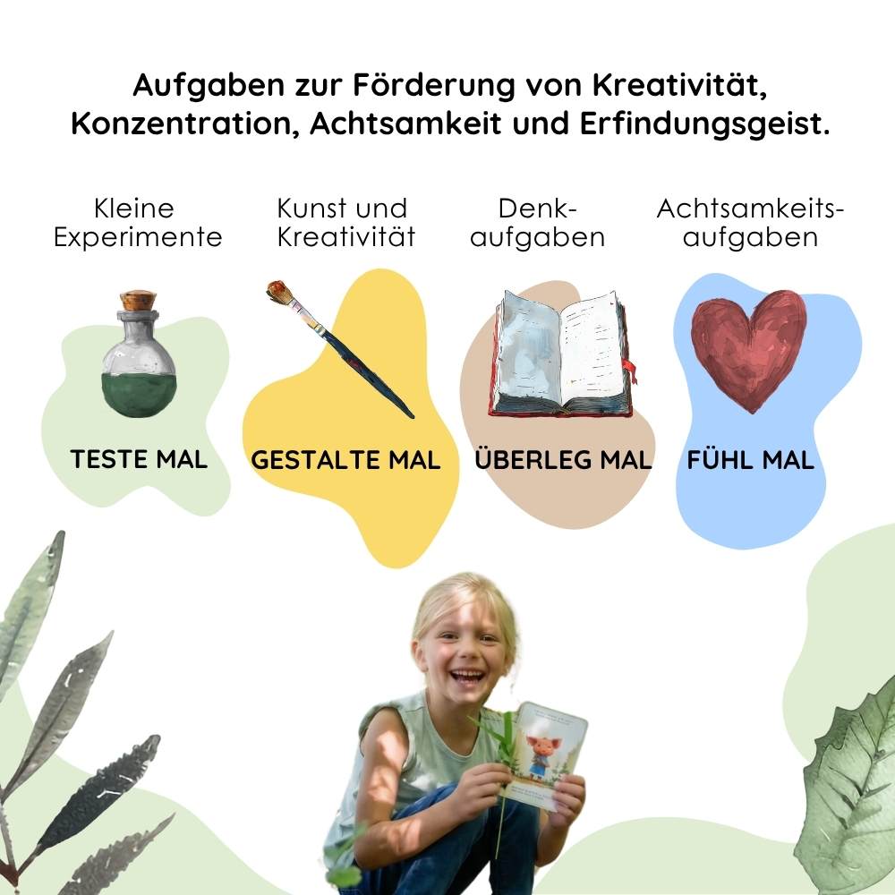 Herbst Forscher-Set - Entdecker Mikroskop + 2 Suchspiele