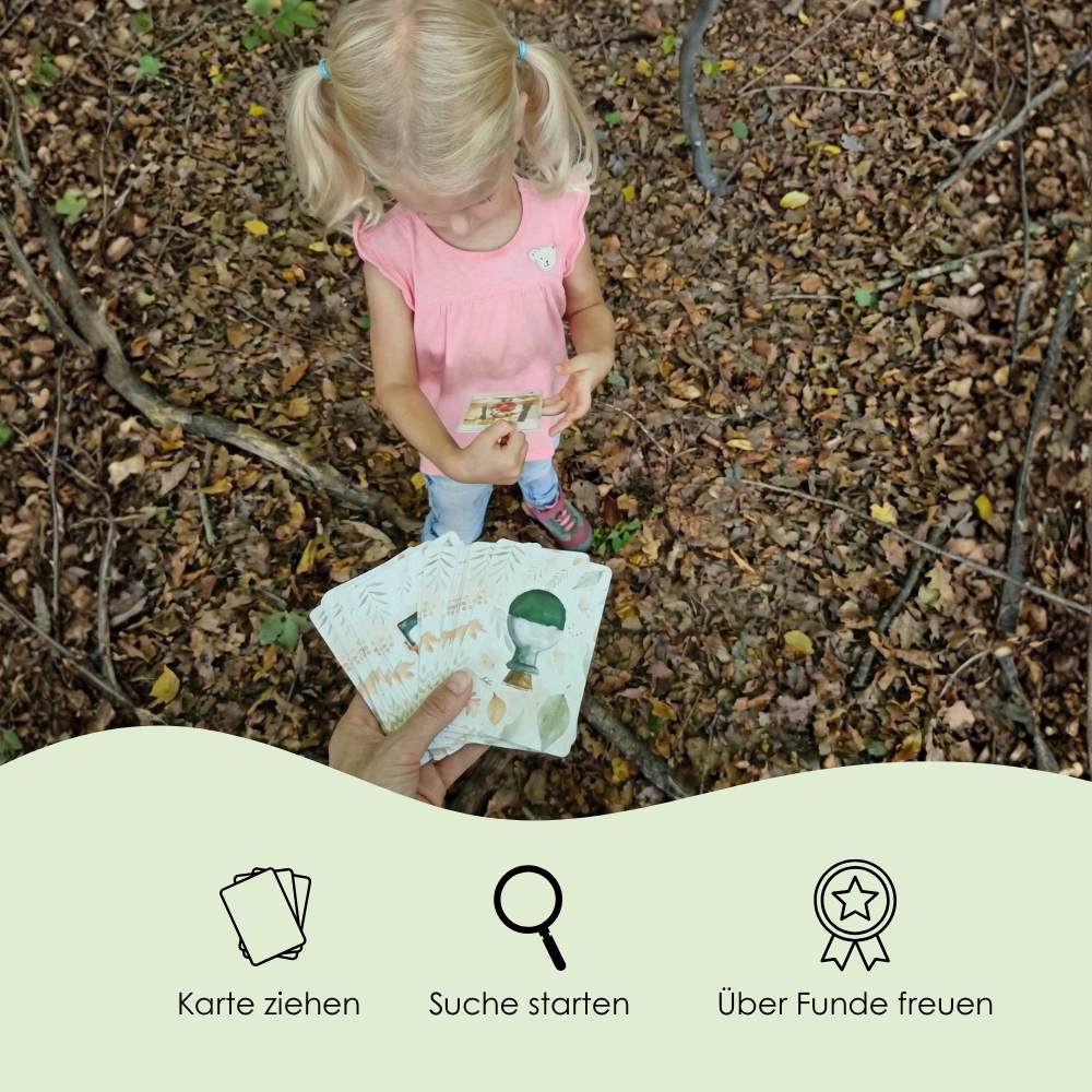 Herbst Forscher-Set - Entdecker Mikroskop + 2 Suchspiele
