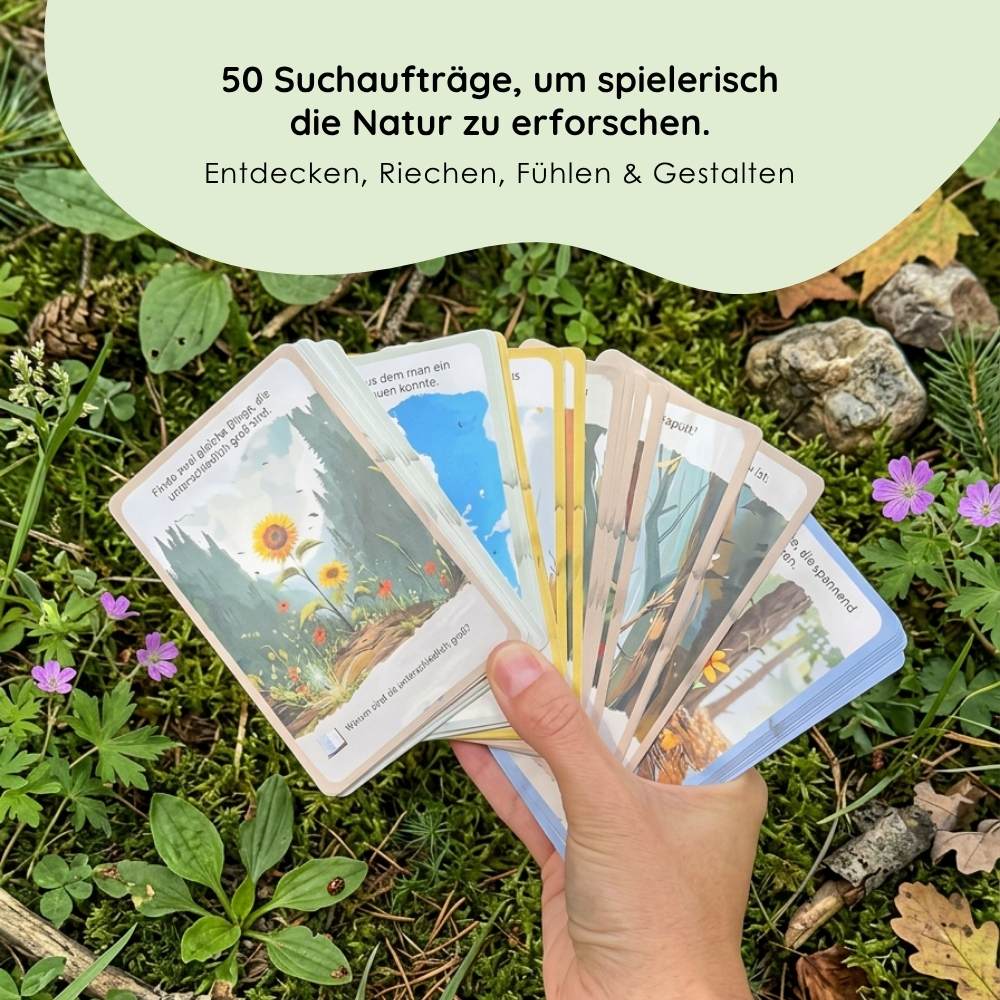 Herbst Forscher-Set - Entdecker Mikroskop + 2 Suchspiele