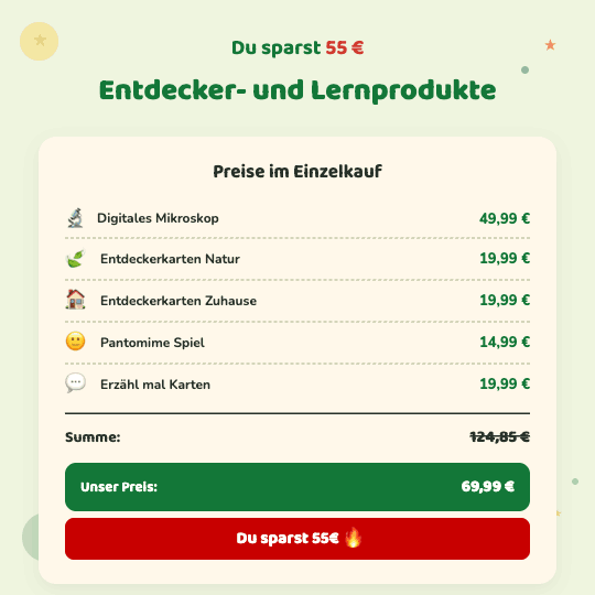Beschäftigungs Box - Angebot