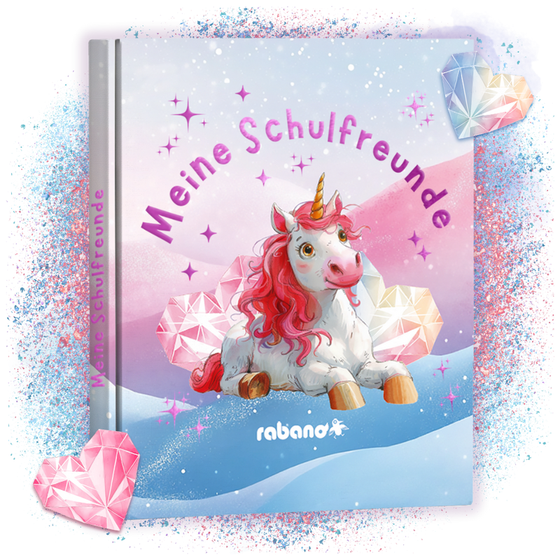 Freundebuch Einhorn - Grundschule