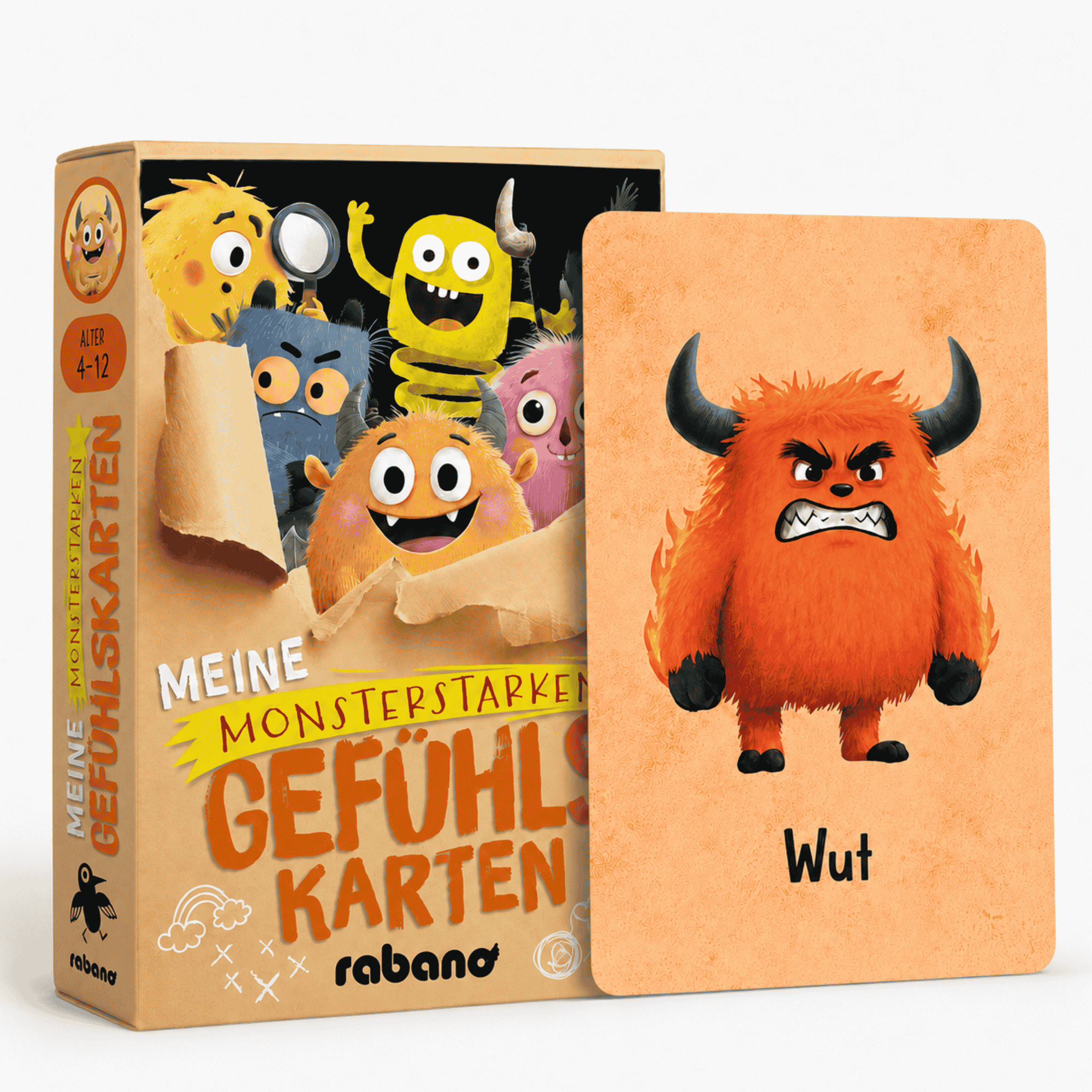 Gefühlskarten für Kinder - Monsterchen
