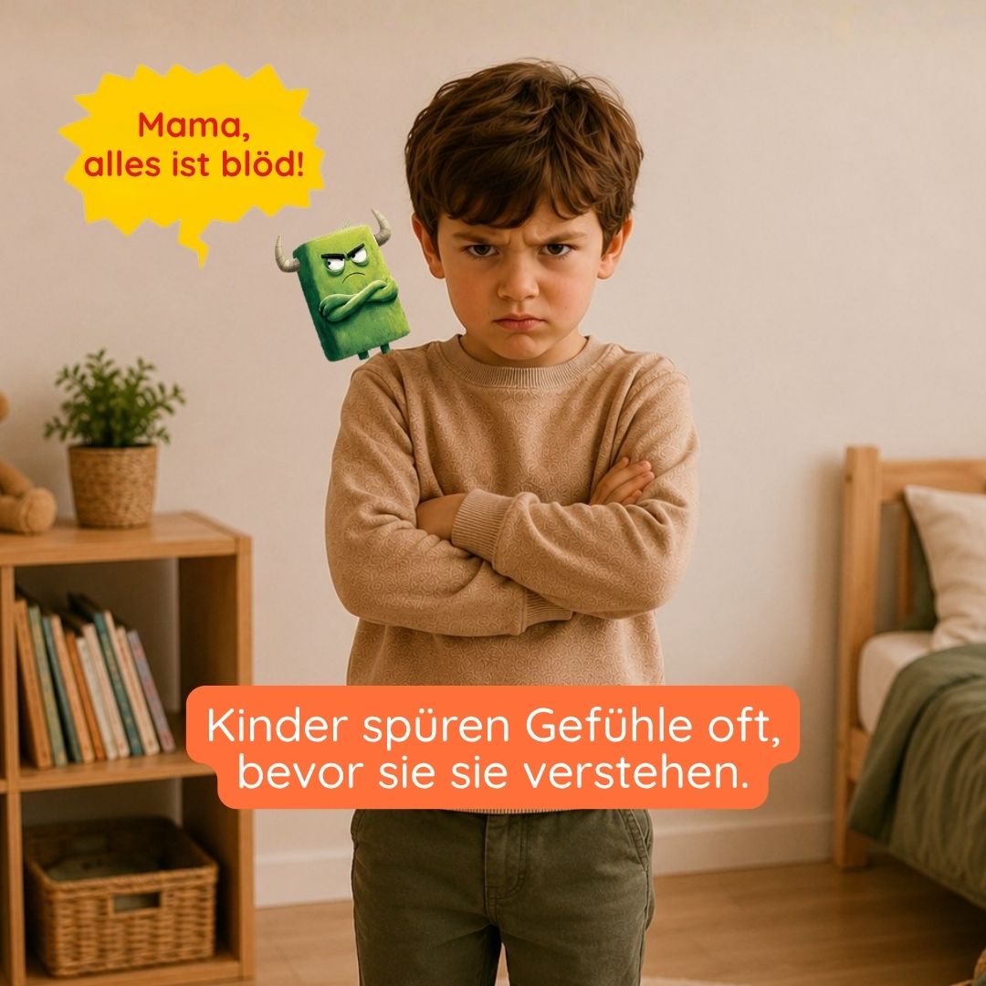 Gefühlskarten für Kinder - Monsterchen