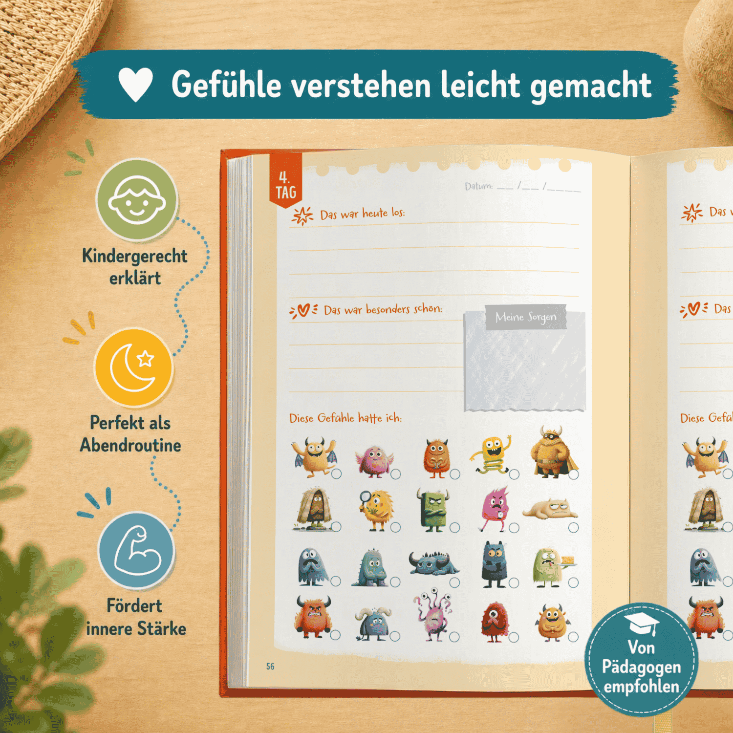 Gefühlstagebuch Kinder