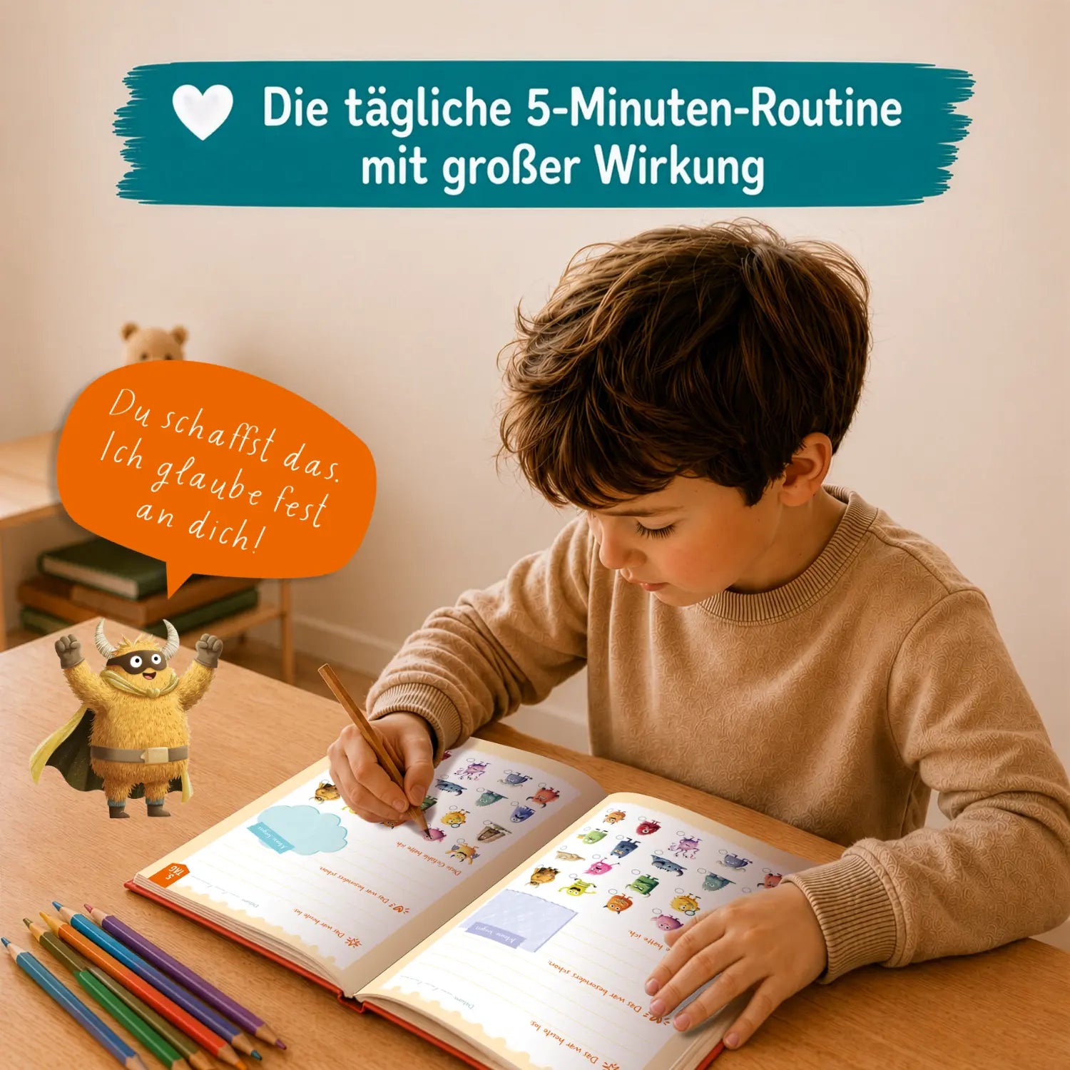 Gefühlstagebuch & Karten für Kinder