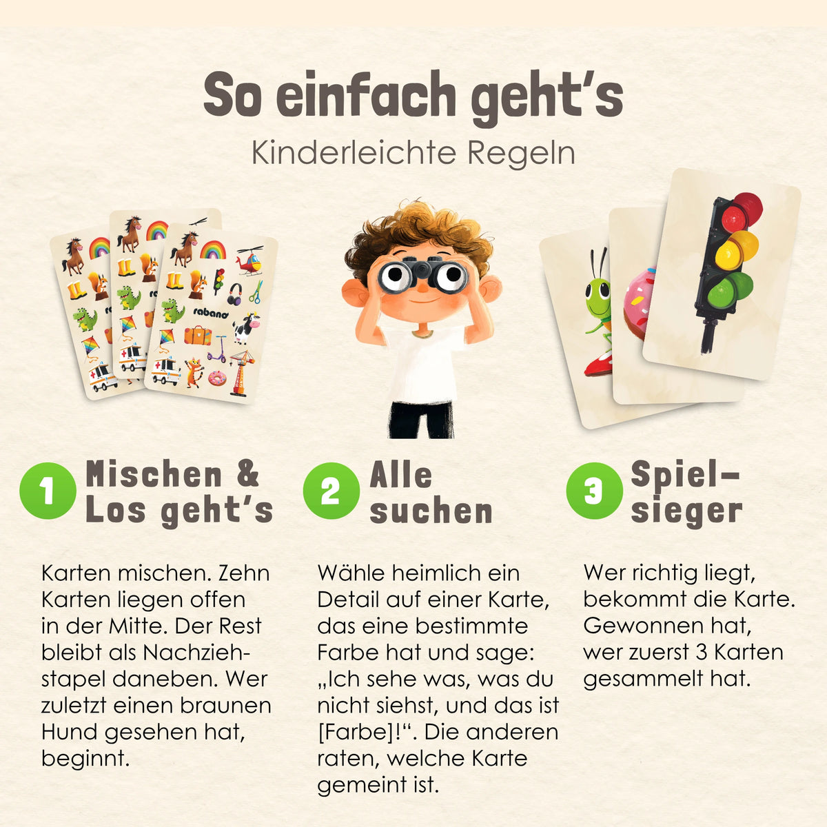 Ich sehe was, was du nicht siehst - Kartenspiel
