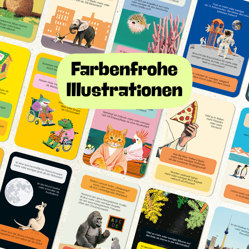 Mehr oder Weniger? - Das Schätzspiel