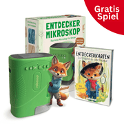 Entdecker Mikroskop für Kinder + Gratis Kartenspiel