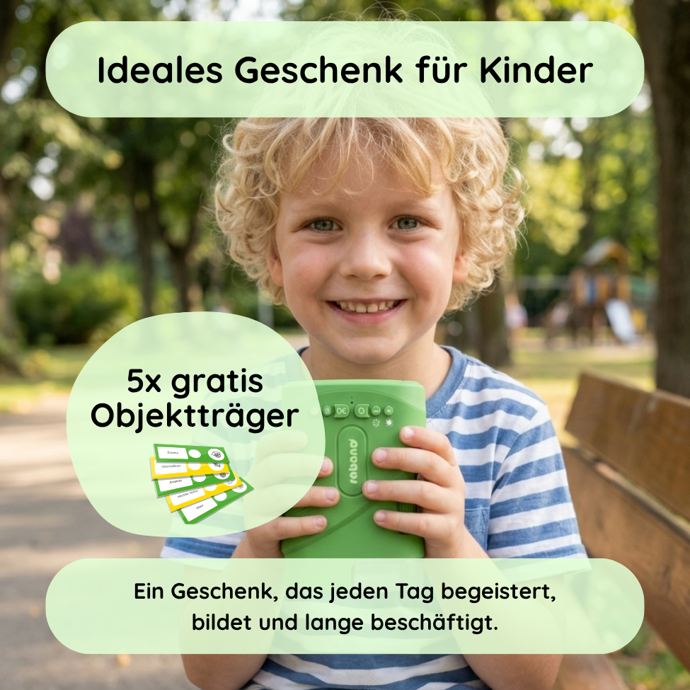 Entdecker Mikroskop für Kinder + Gratis Kartenspiel