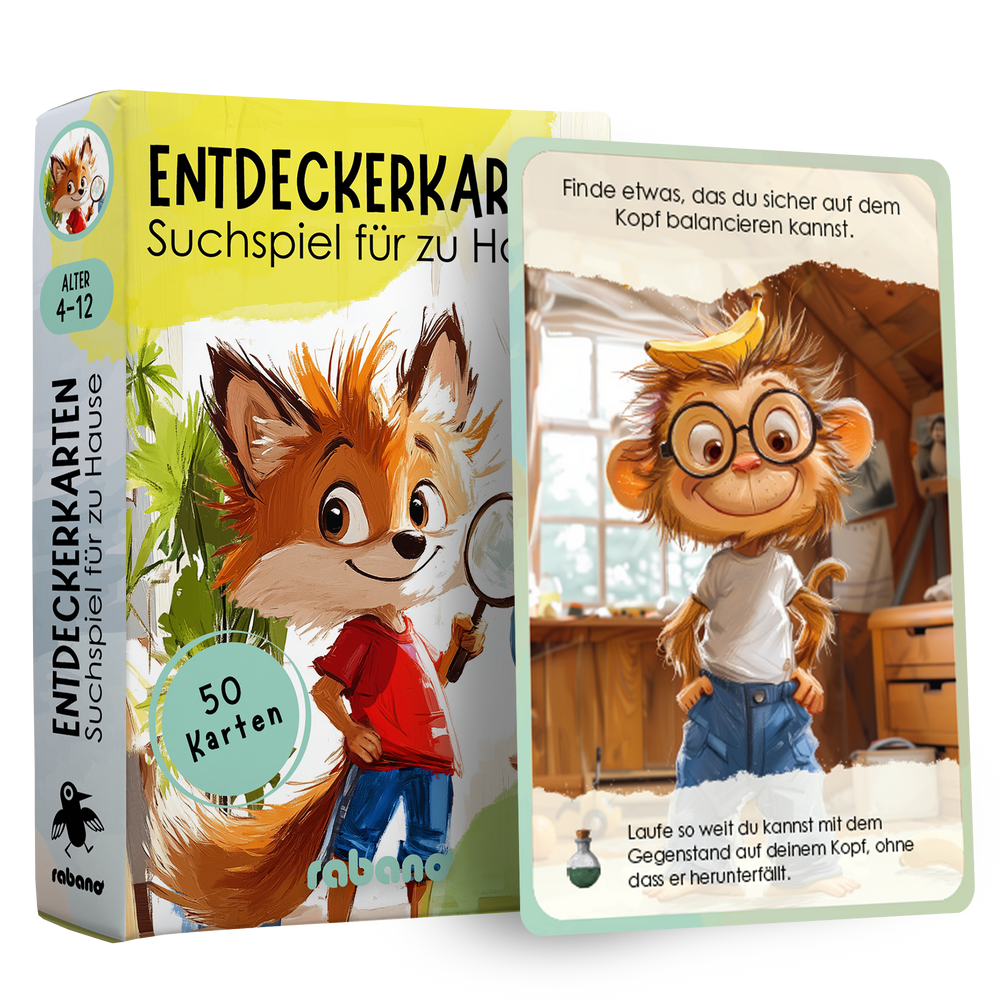 Entdeckerkarten - Suchspiel für zu Hause