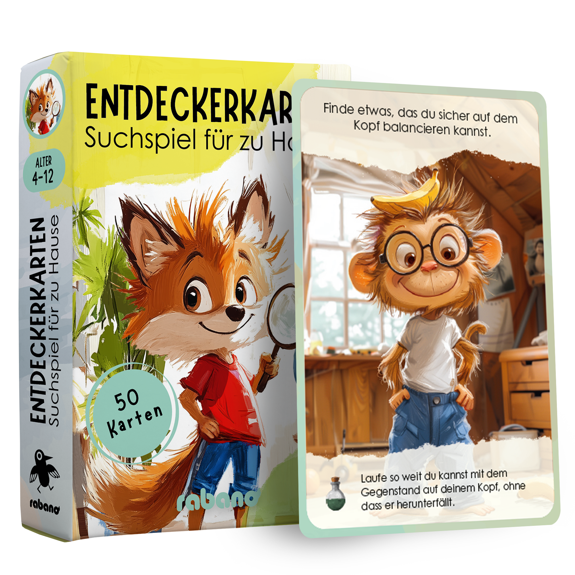 Entdeckerkarten - Suchspiel für zu Hause