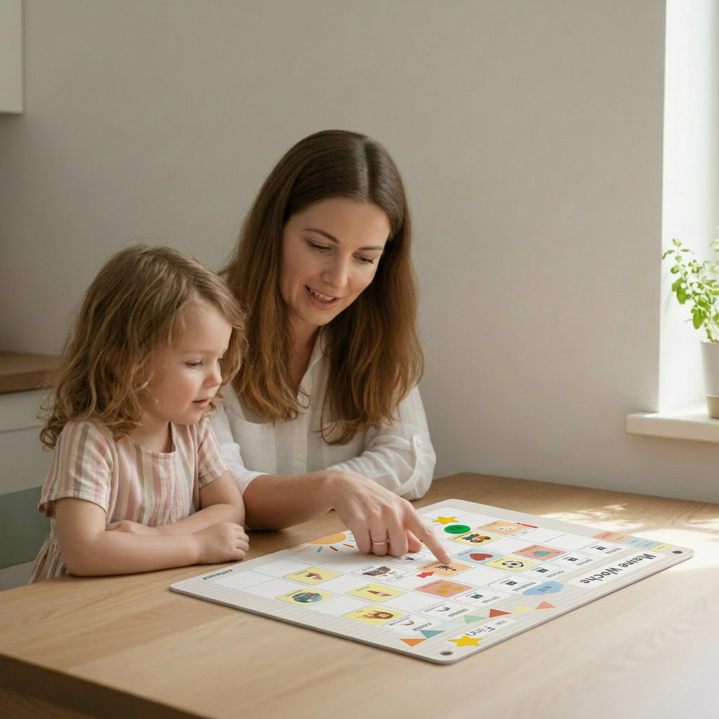 Wochenplaner für Kinder Natur