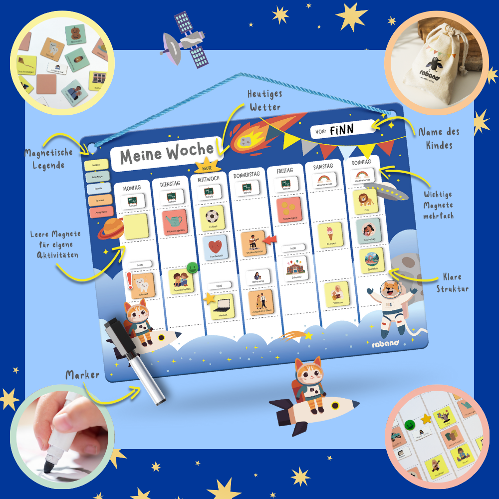 Wochenplaner für Kinder