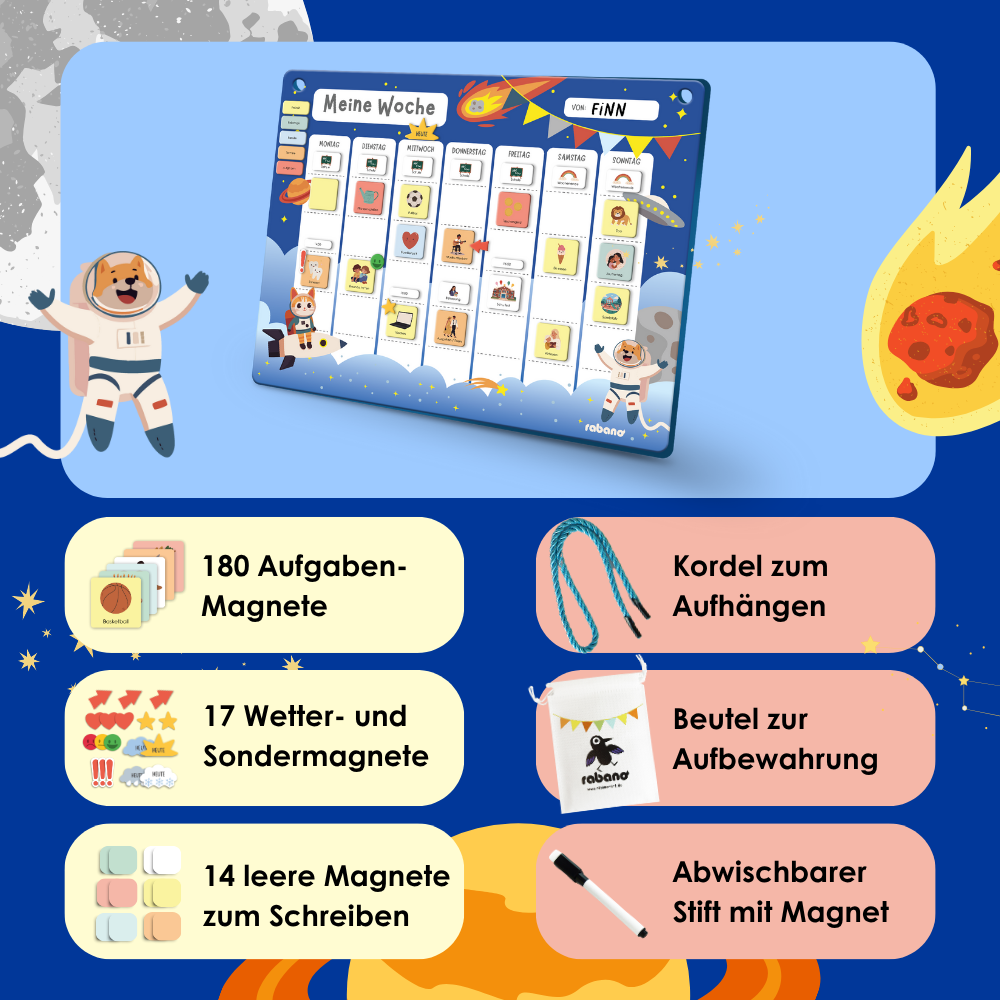 Wochenplaner für Kinder